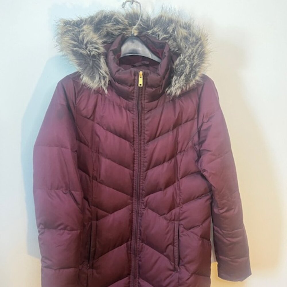 Lands End Long Goose Down Coat